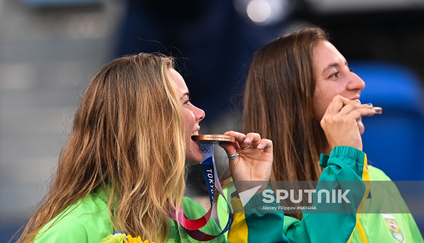 Japan Olympics 2020 Tennis Women Doubles Krejcikova/Siniakova - Bencic/Golubic