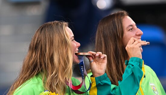Japan Olympics 2020 Tennis Women Doubles Krejcikova/Siniakova - Bencic/Golubic