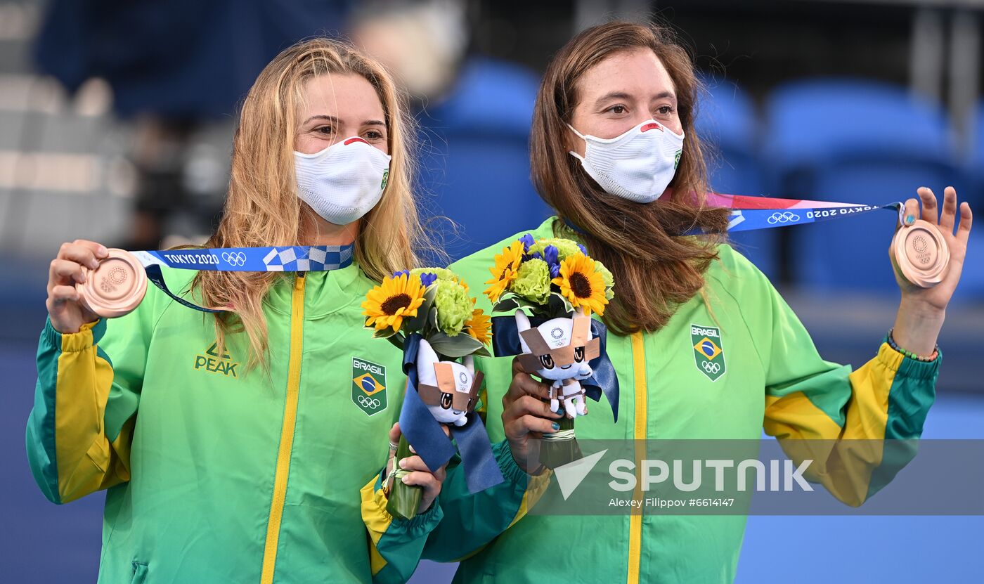 Japan Olympics 2020 Tennis Women Doubles Krejcikova/Siniakova - Bencic/Golubic