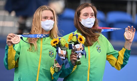 Japan Olympics 2020 Tennis Women Doubles Krejcikova/Siniakova - Bencic/Golubic