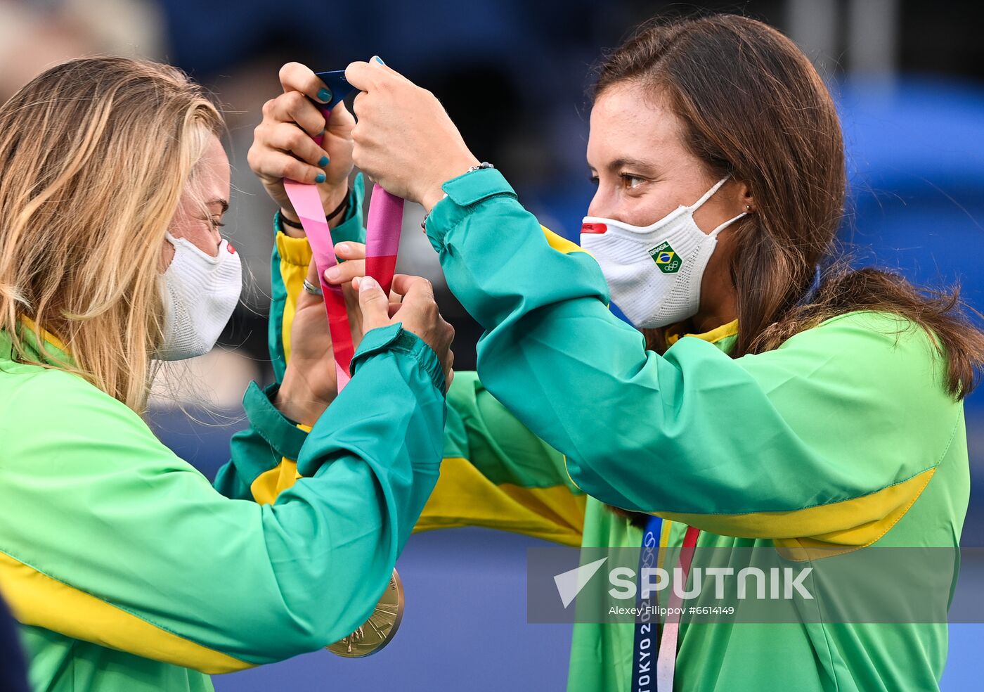 Japan Olympics 2020 Tennis Women Doubles Krejcikova/Siniakova - Bencic/Golubic