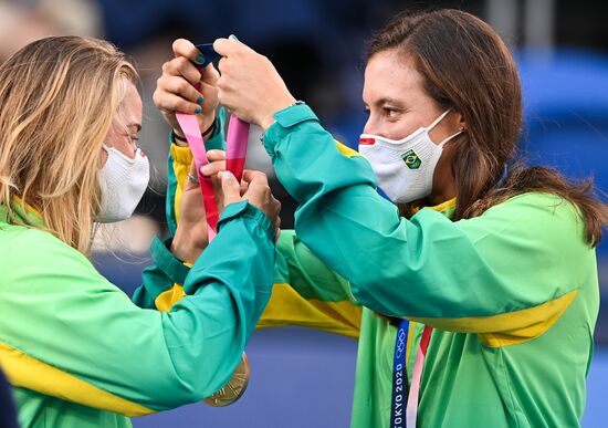Japan Olympics 2020 Tennis Women Doubles Krejcikova/Siniakova - Bencic/Golubic