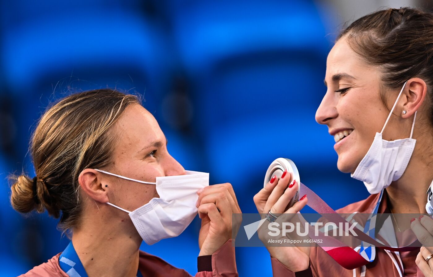 Japan Olympics 2020 Tennis Women Doubles Krejcikova/Siniakova - Bencic/Golubic