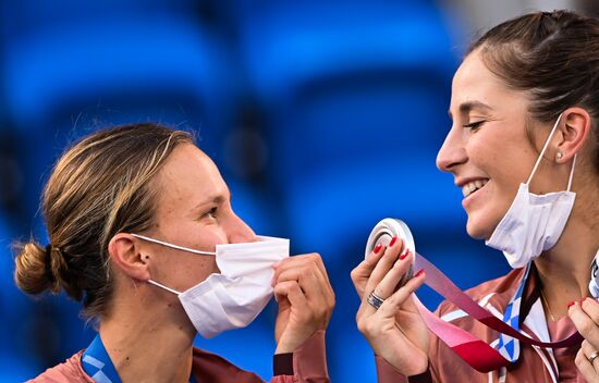 Japan Olympics 2020 Tennis Women Doubles Krejcikova/Siniakova - Bencic/Golubic