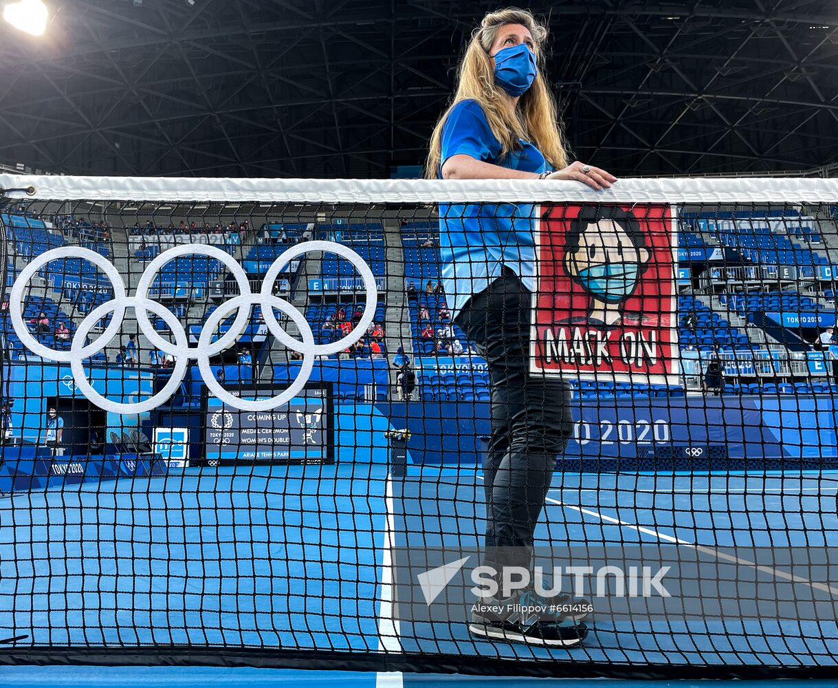 Japan Olympics 2020 Tennis Women Doubles Krejcikova/Siniakova - Bencic/Golubic