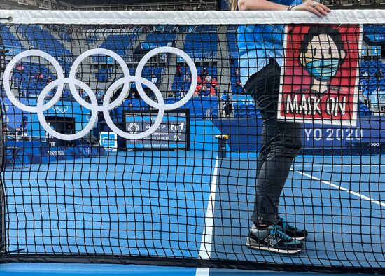 Japan Olympics 2020 Tennis Women Doubles Krejcikova/Siniakova - Bencic/Golubic