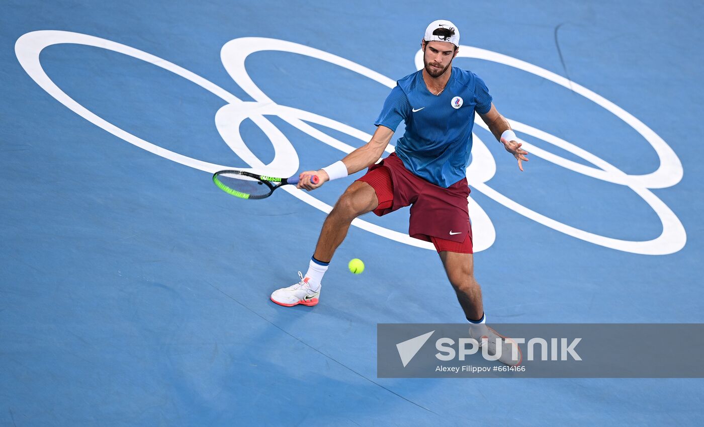 Japan Olympics 2020 Tennis Men Singles Zverev - Khachanov
