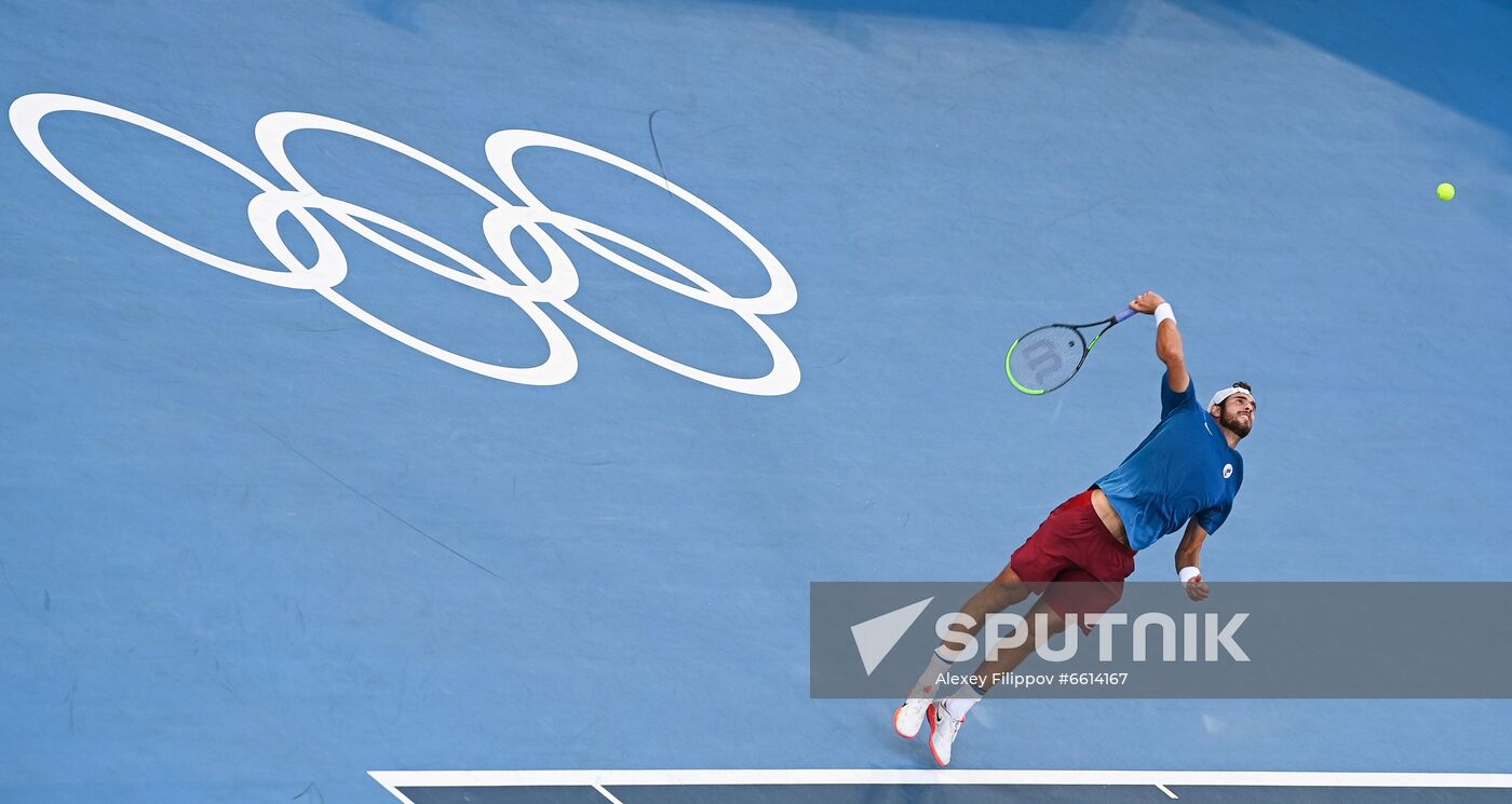 Japan Olympics 2020 Tennis Men Singles Zverev - Khachanov