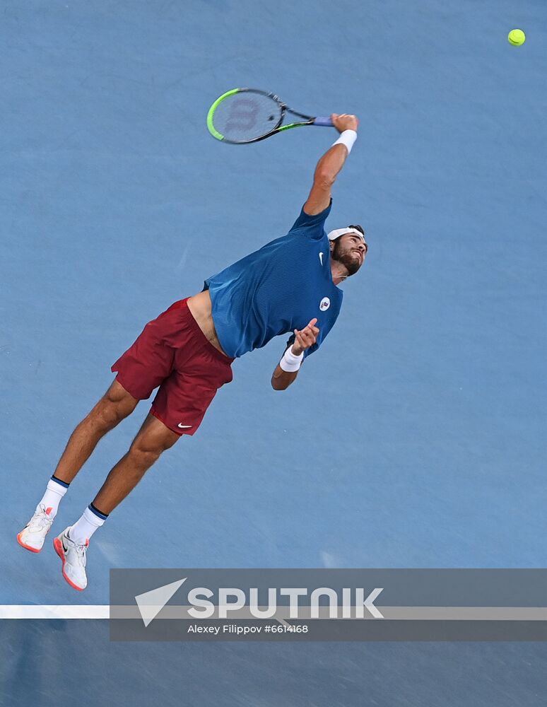 Japan Olympics 2020 Tennis Men Singles Zverev - Khachanov