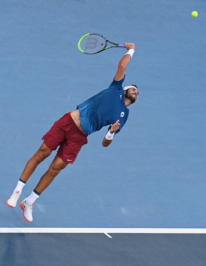 Japan Olympics 2020 Tennis Men Singles Zverev - Khachanov