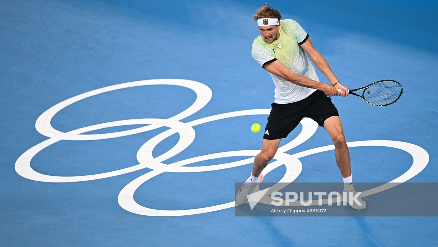 Japan Olympics 2020 Tennis Men Singles Zverev - Khachanov
