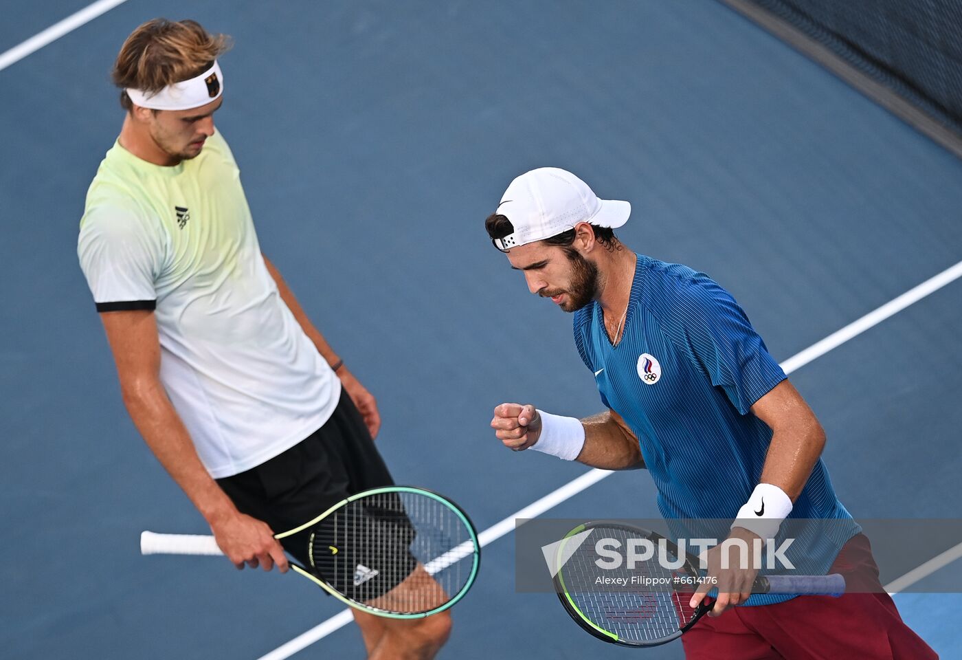 Japan Olympics 2020 Tennis Men Singles Zverev - Khachanov