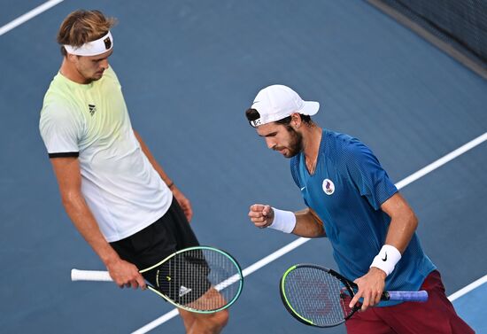 Japan Olympics 2020 Tennis Men Singles Zverev - Khachanov