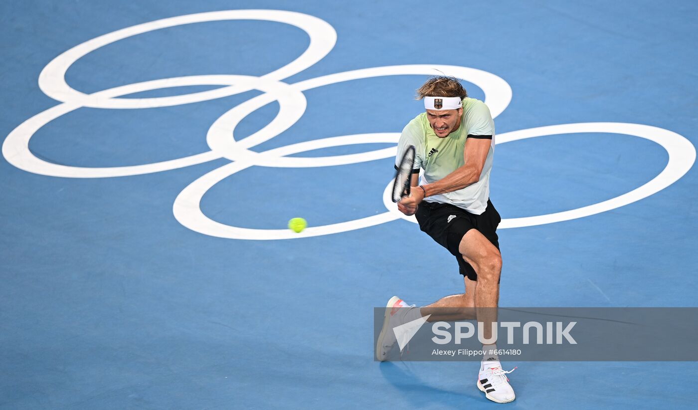 Japan Olympics 2020 Tennis Men Singles Zverev - Khachanov