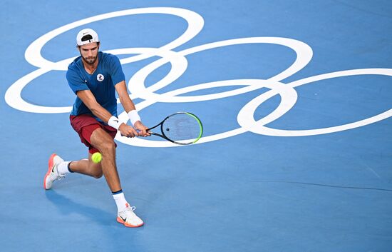 Japan Olympics 2020 Tennis Men Singles Zverev - Khachanov