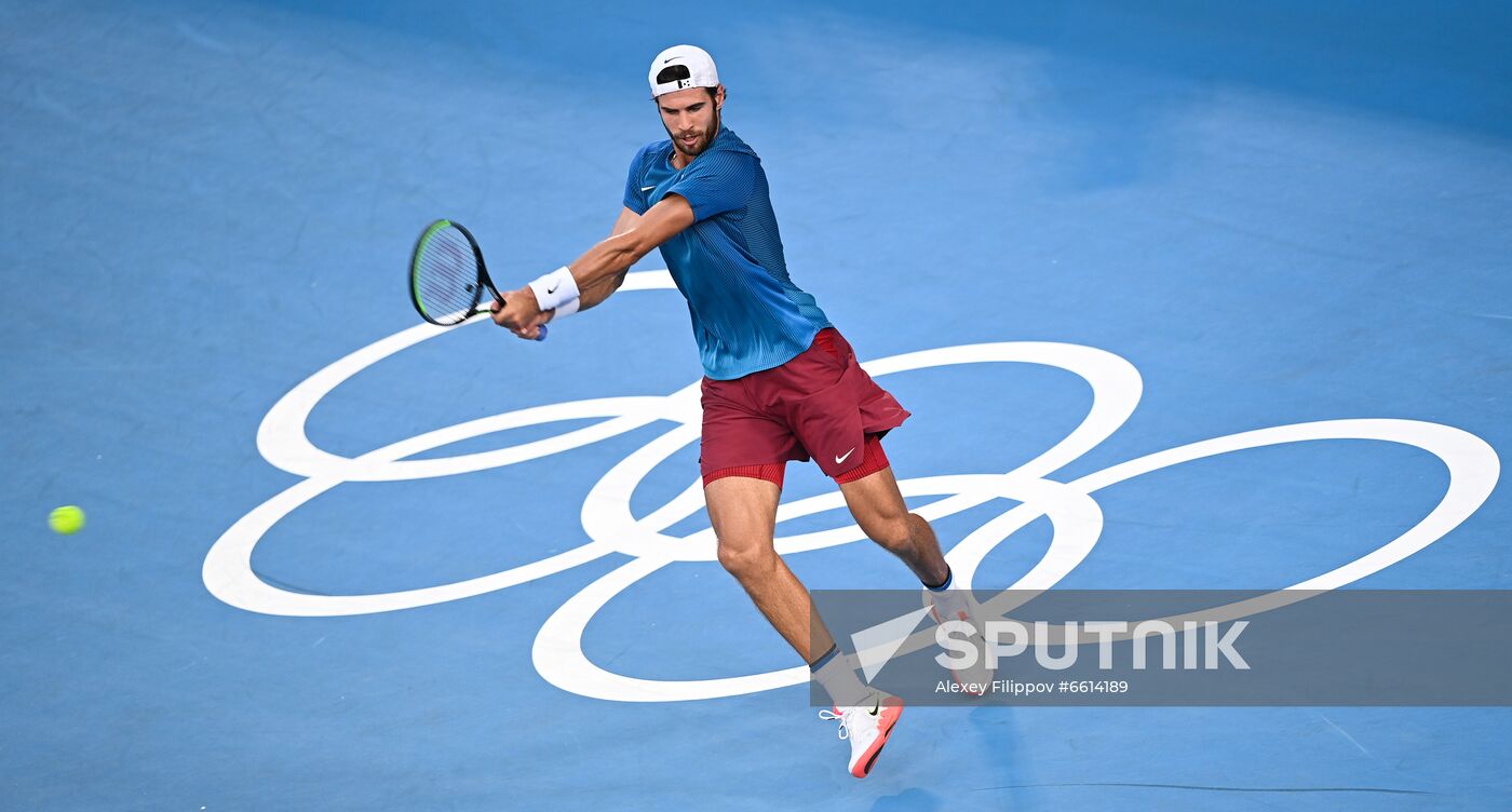 Japan Olympics 2020 Tennis Men Singles Zverev - Khachanov