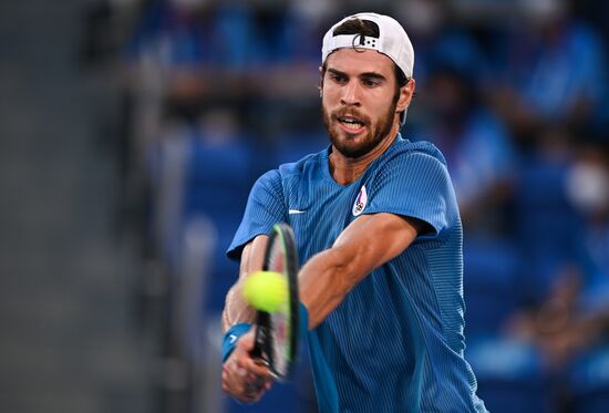 Japan Olympics 2020 Tennis Men Singles Zverev - Khachanov