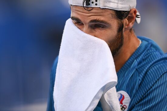 Japan Olympics 2020 Tennis Men Singles Zverev - Khachanov