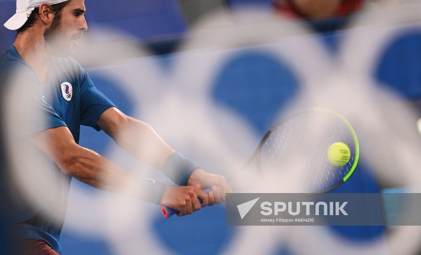 Japan Olympics 2020 Tennis Men Singles Zverev - Khachanov