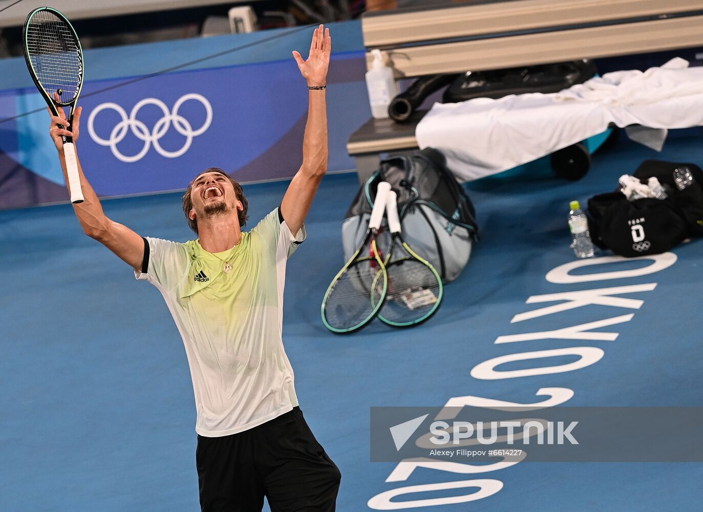 Japan Olympics 2020 Tennis Men Singles Zverev - Khachanov