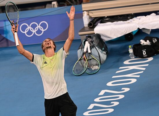 Japan Olympics 2020 Tennis Men Singles Zverev - Khachanov