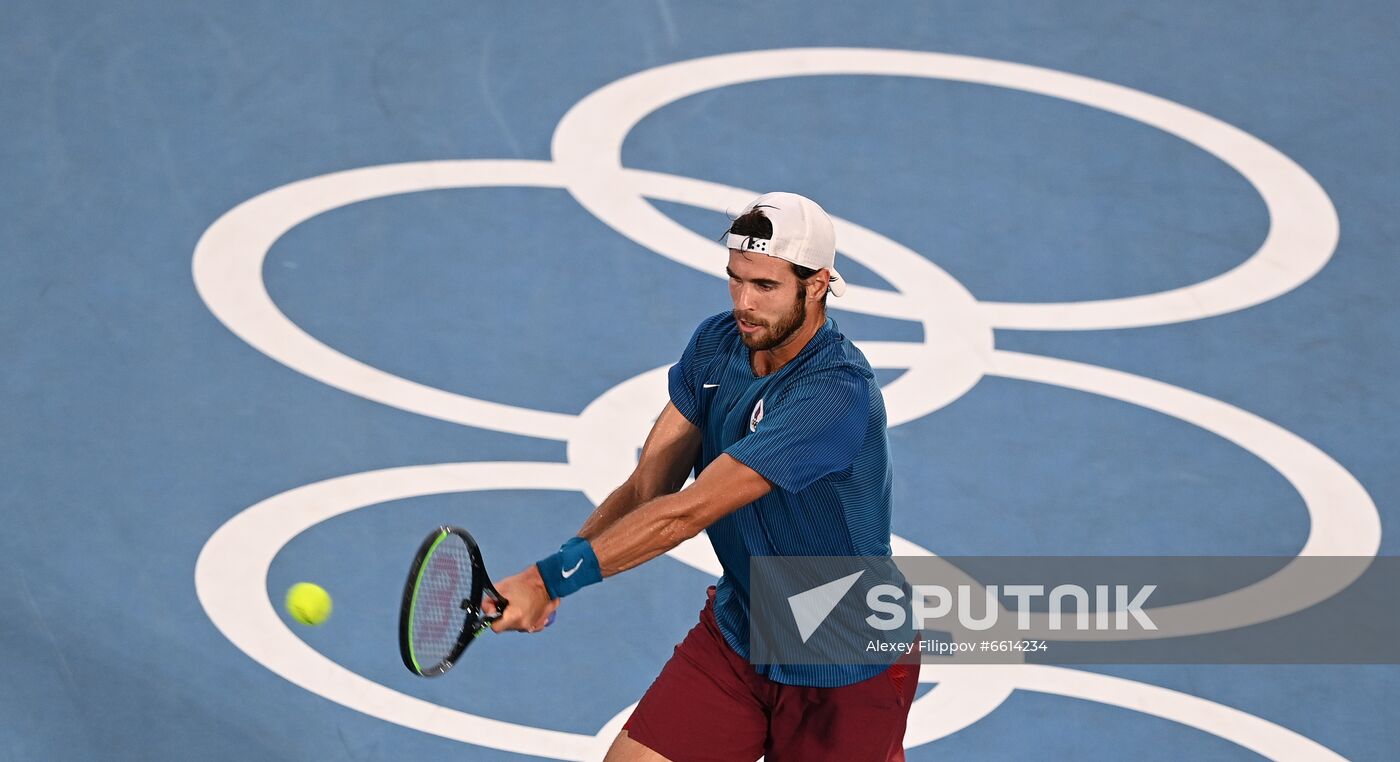 Japan Olympics 2020 Tennis Men Singles Zverev - Khachanov