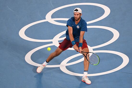 Japan Olympics 2020 Tennis Men Singles Zverev - Khachanov