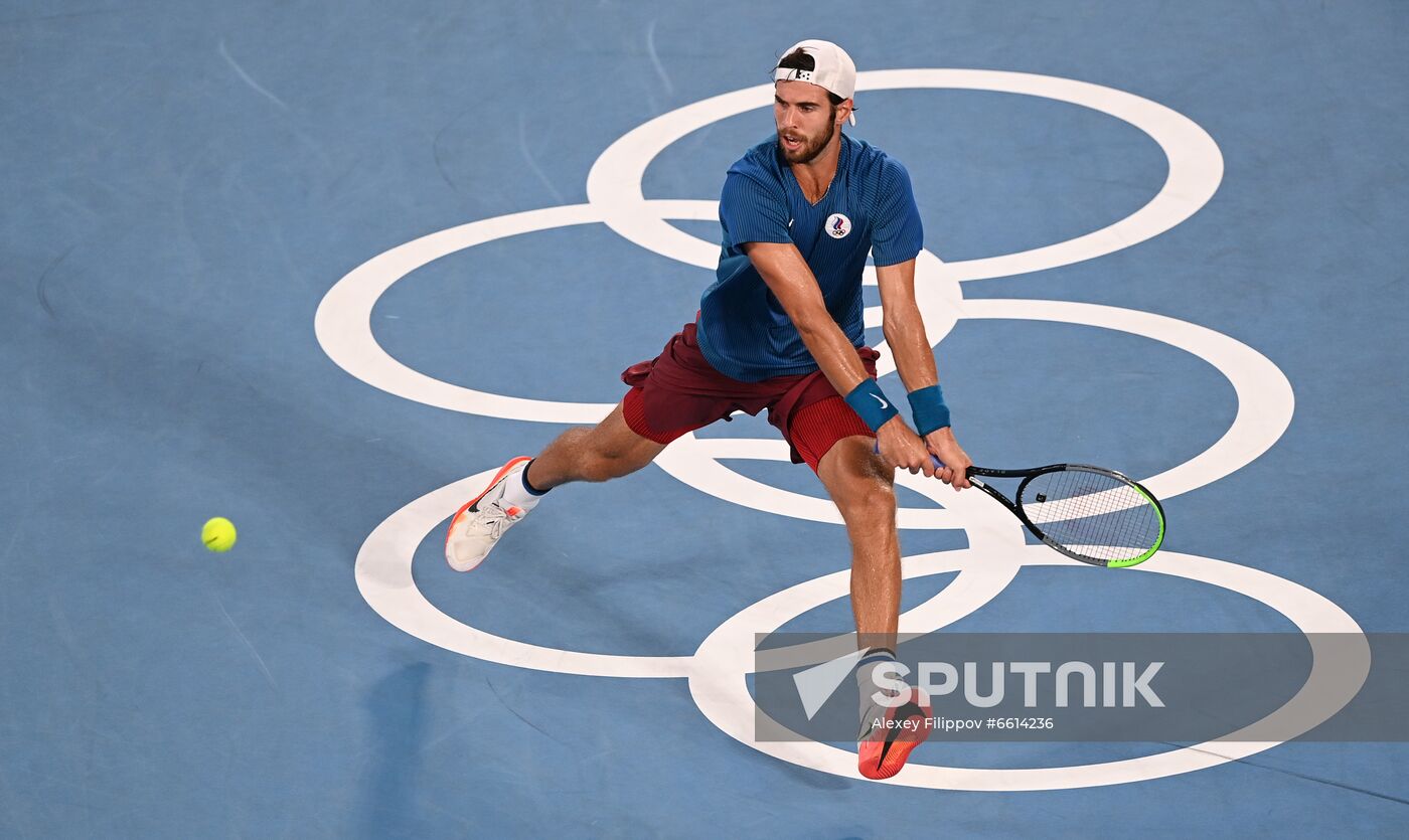 Japan Olympics 2020 Tennis Men Singles Zverev - Khachanov