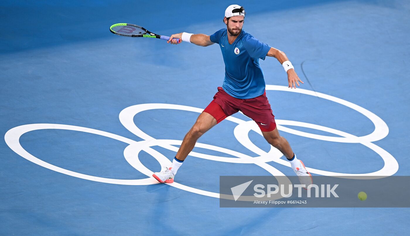 Japan Olympics 2020 Tennis Men Singles Zverev - Khachanov