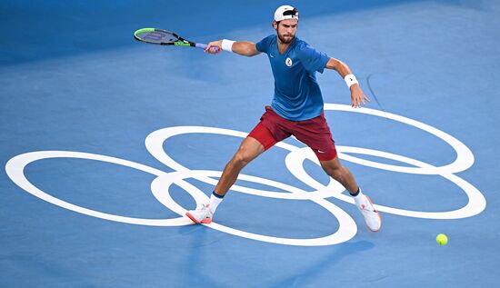 Japan Olympics 2020 Tennis Men Singles Zverev - Khachanov