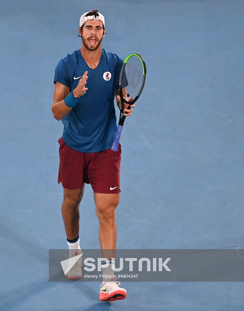 Japan Olympics 2020 Tennis Men Singles Zverev - Khachanov