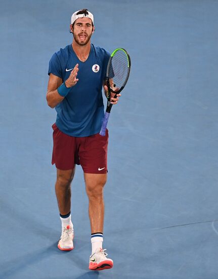 Japan Olympics 2020 Tennis Men Singles Zverev - Khachanov