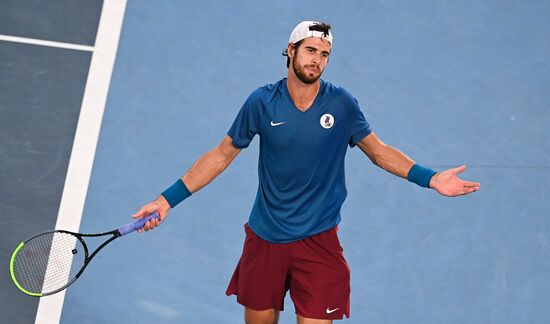 Japan Olympics 2020 Tennis Men Singles Zverev - Khachanov