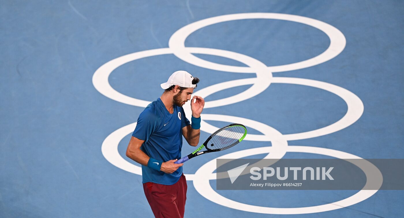 Japan Olympics 2020 Tennis Men Singles Zverev - Khachanov