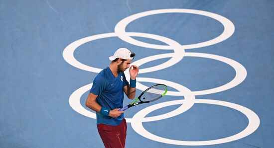 Japan Olympics 2020 Tennis Men Singles Zverev - Khachanov