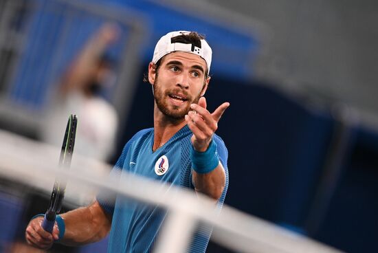 Japan Olympics 2020 Tennis Men Singles Zverev - Khachanov