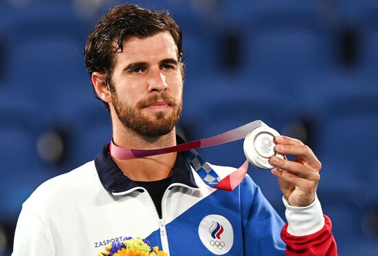 Japan Olympics 2020 Tennis Men Singles Zverev - Khachanov