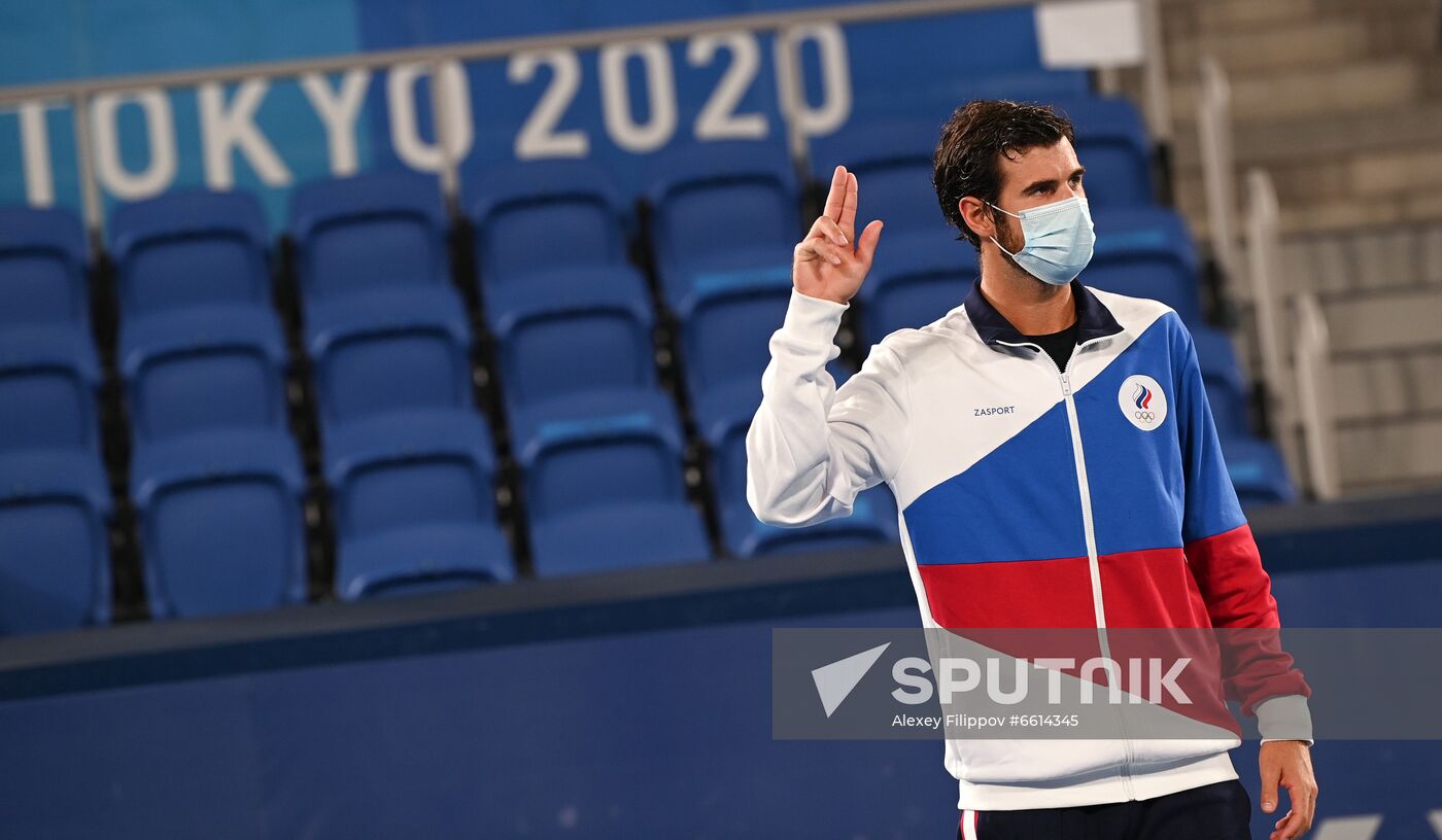 Japan Olympics 2020 Tennis Men Singles Zverev - Khachanov