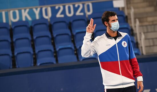 Japan Olympics 2020 Tennis Men Singles Zverev - Khachanov