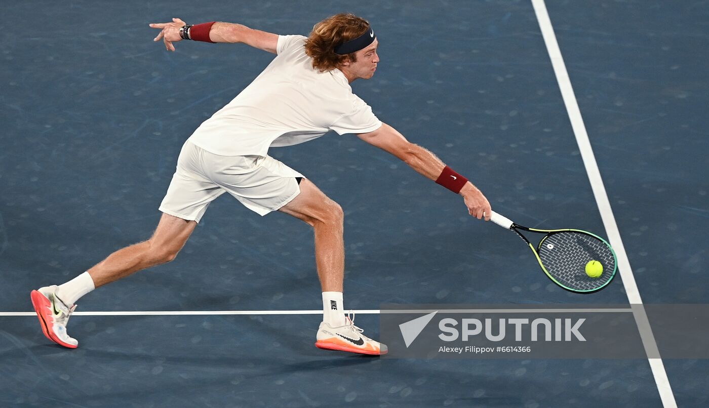 Japan Olympics 2020 Tennis Mixed Doubles Pavlyuchenkova/Rublev - Vesnina/Karatsev