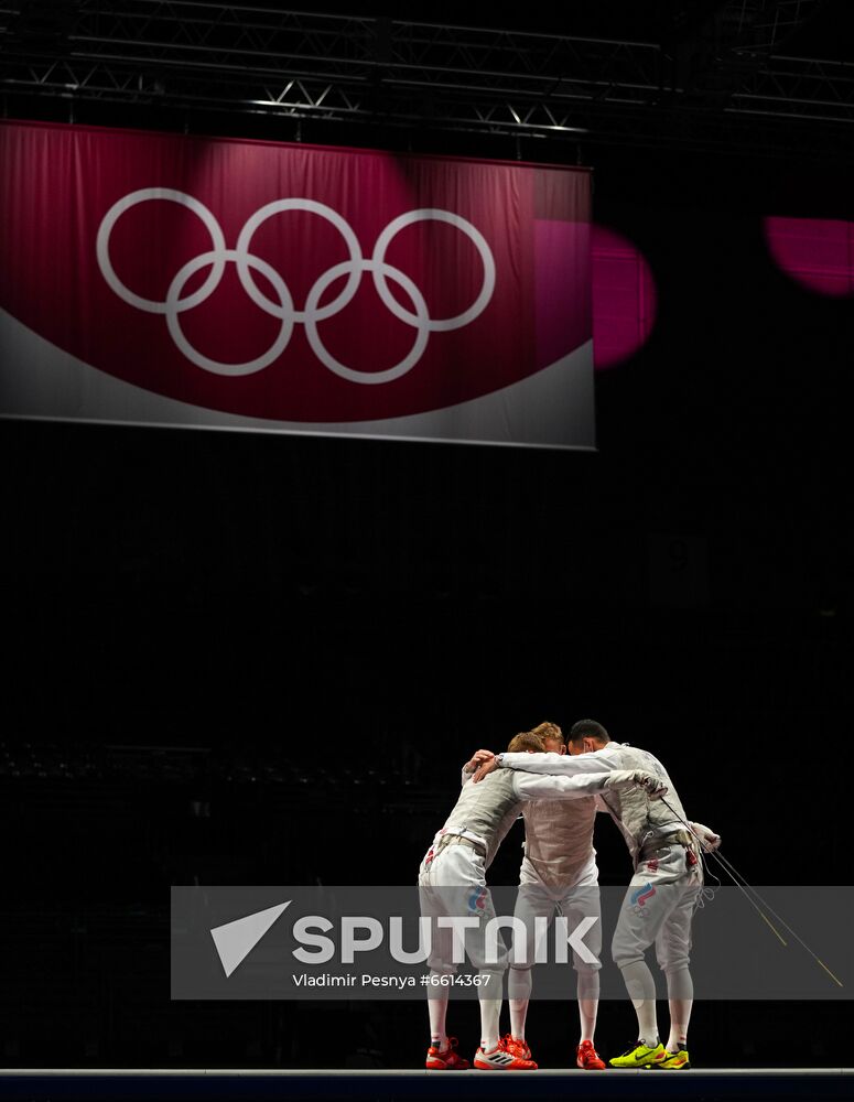 Japan Olympics 2020 Fencing Men Foil Team