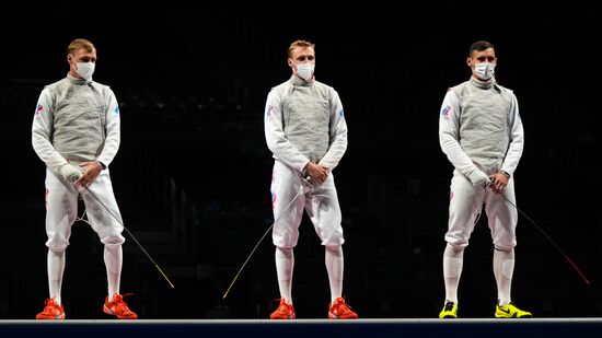 Japan Olympics 2020 Fencing Men Foil Team