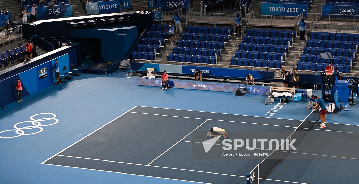Japan Olympics 2020 Tennis Men Singles Zverev - Khachanov