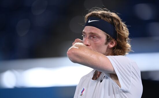 Japan Olympics 2020 Tennis Mixed Doubles Pavlyuchenkova/Rublev - Vesnina/Karatsev