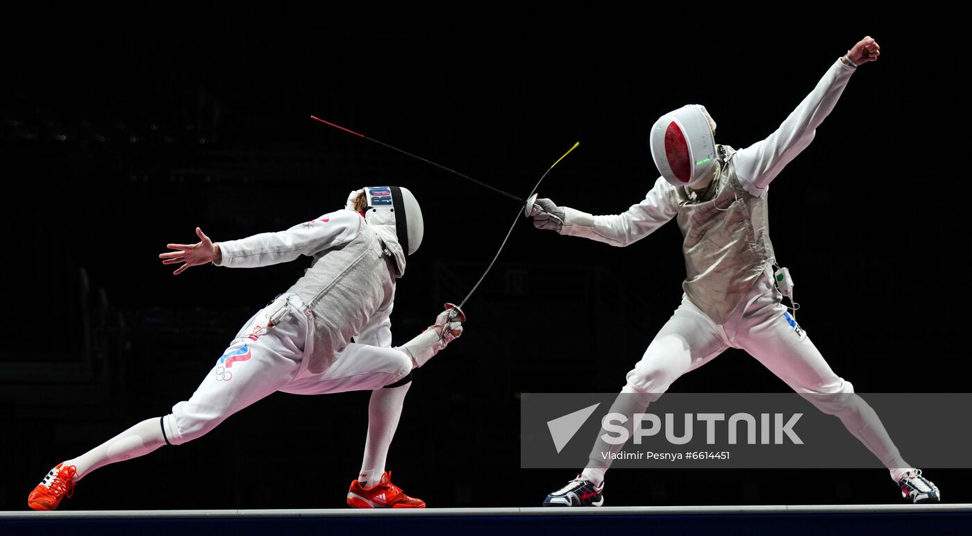 Japan Olympics 2020 Fencing Men Foil Team