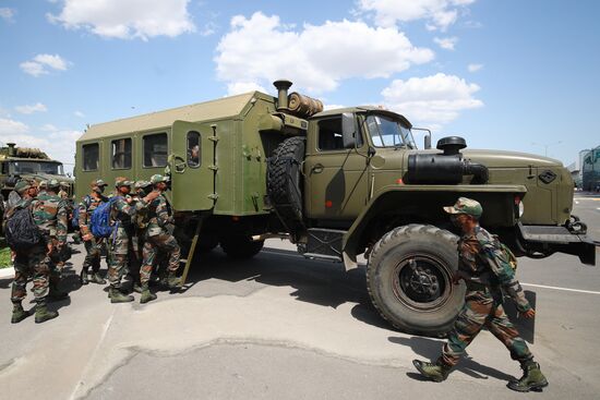 Russia India Joint Military Drills Preparations