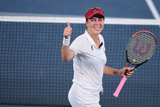 Japan Olympics 2020 Tennis Mixed Doubles Pavlyuchenkova/Rublev - Vesnina/Karatsev