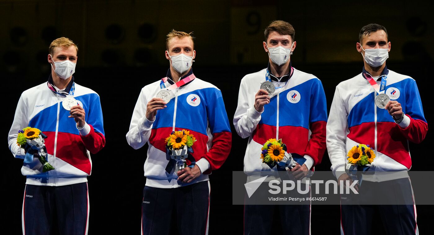 Japan Olympics 2020 Fencing Men Foil Team
