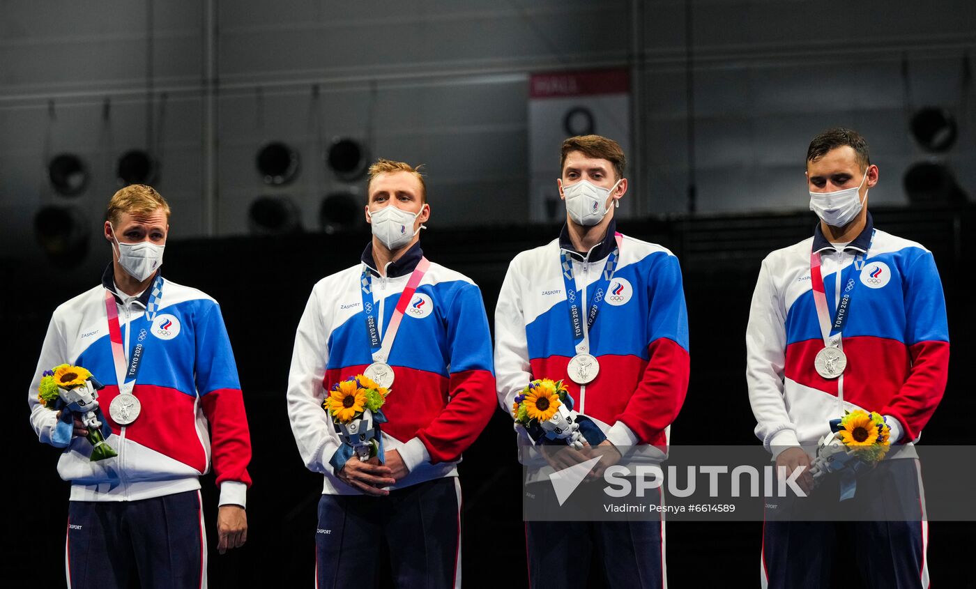 Japan Olympics 2020 Fencing Men Foil Team