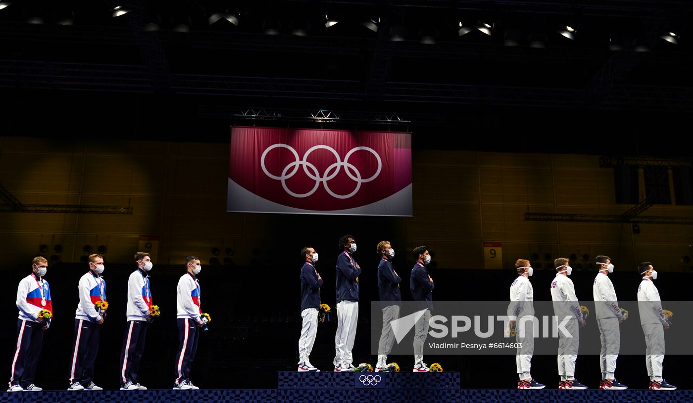 Japan Olympics 2020 Fencing Men Foil Team